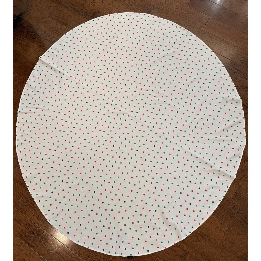 Kate Spade CONFETTI Multi Color Polka Dot Cotton Tablecloth 68